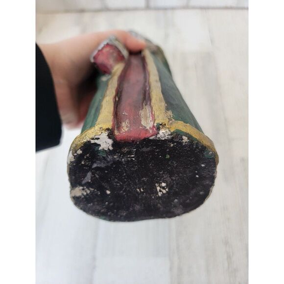 Folkart Santa Claus rustic Xmas Decor figure three kings man - Picture 13 of 15